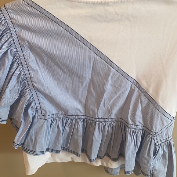 3.1 Phillip Lim Short Sleeve Top Size Medium - Picture 8 of 8